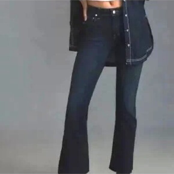 Edwin 1947 Women's Lark Ankle With Raw Hem Inked Jeans Size 32 NWT - Picture 1 of 8
